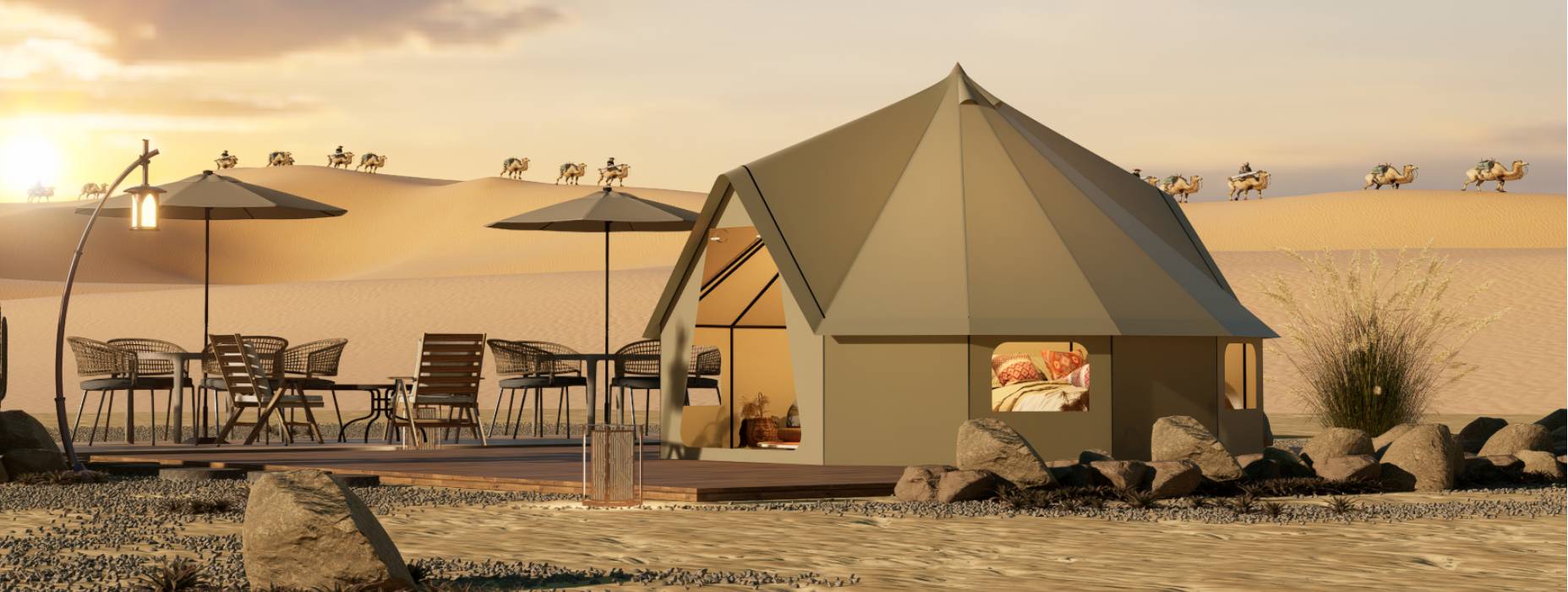 富民县露营酒店帐篷产品